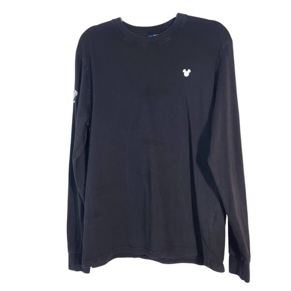 Disney Black Long Sleeve 90 Years of Mickey Tee Size Medium - Picture 1 of 8